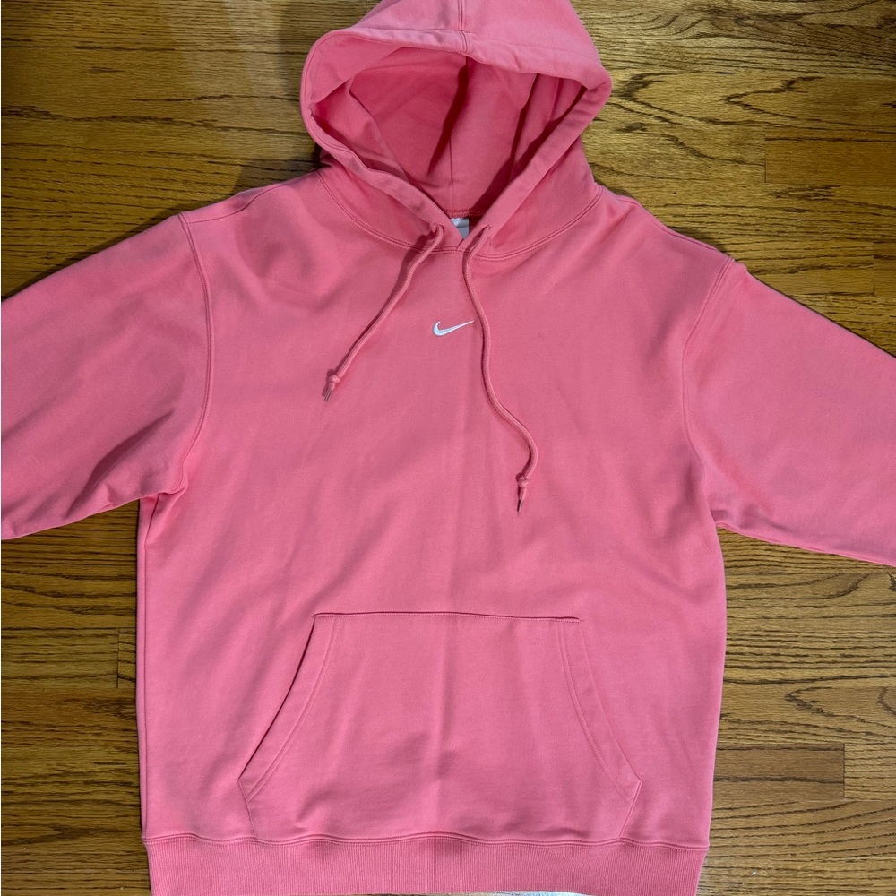 Nike Center Swoosh Pink Hoodie